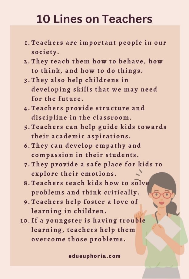 10 Lines on Teachers