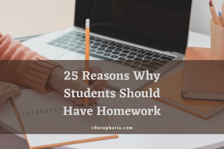 15 reasons why students should have homework