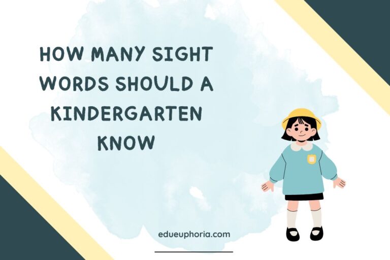 how-many-sight-words-should-a-kindergarten-know