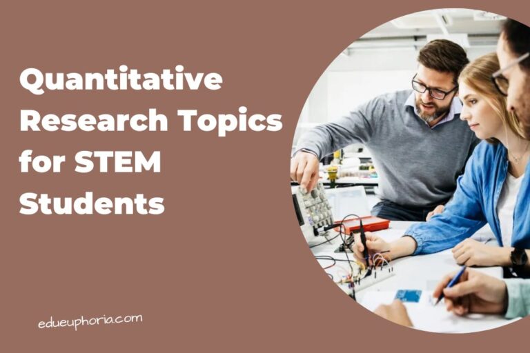 topics for quantitative research for stem students