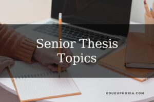 english senior thesis topics